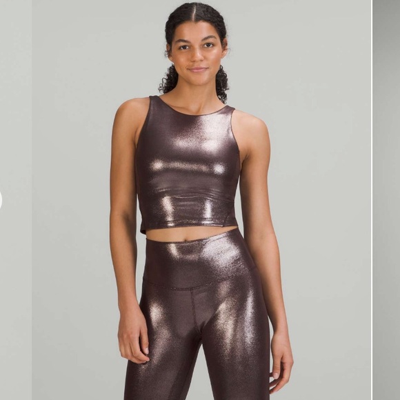 lululemon athletica Align High Neck Tank and High Rise Cropped Leggings Set - Picture 1 of 11